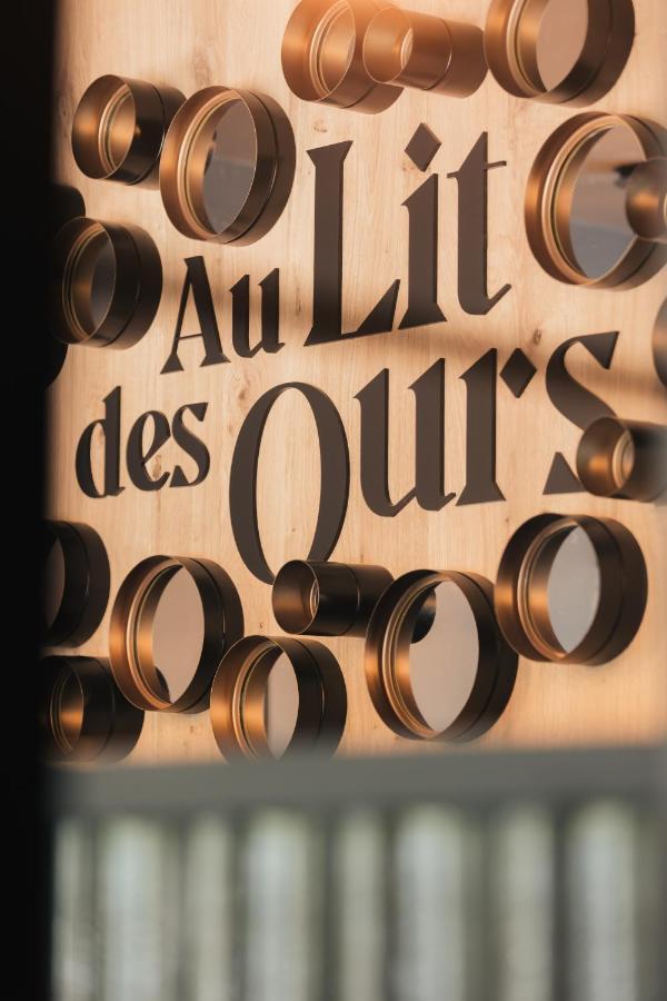 Hotel Au Lit Des Ours Han-sur-Lesse Bagian luar foto